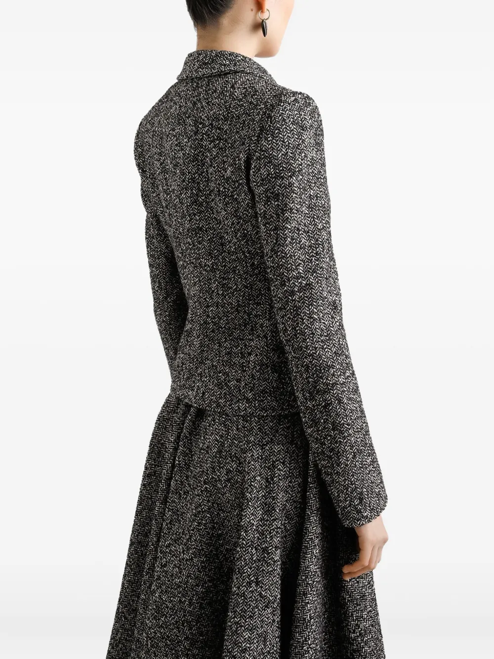 Dolce & Gabbana Jack met visgraatpatroon Grijs