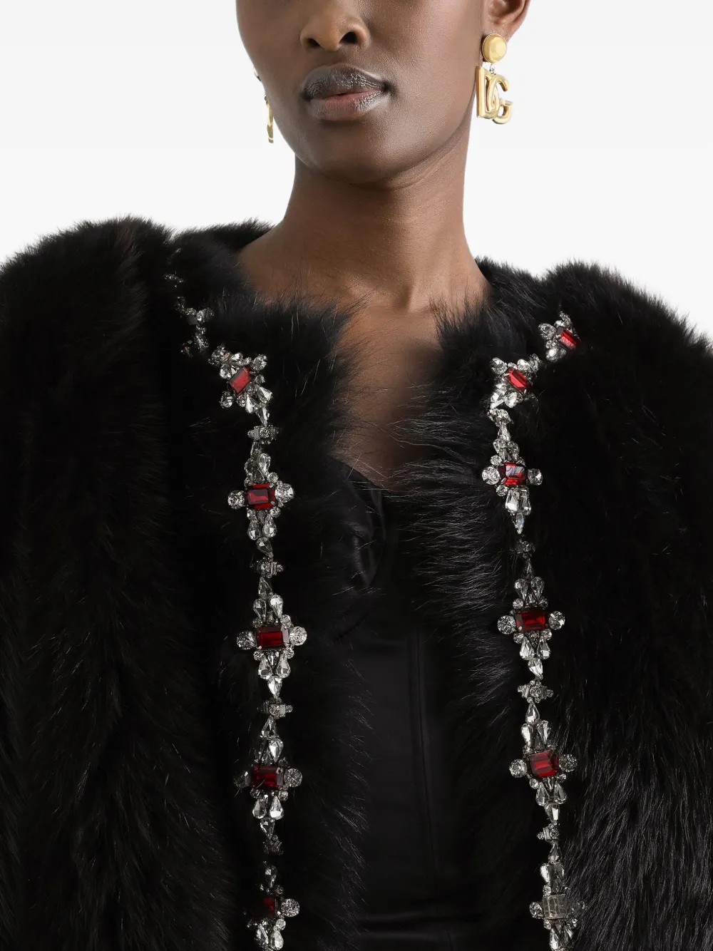 Dolce & Gabbana Jack met stras Bruin
