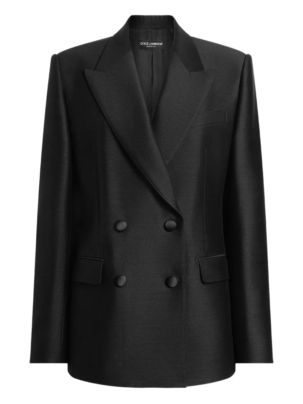 Dolce & Gabbana Blazer met dubbele rij knopen Zwart