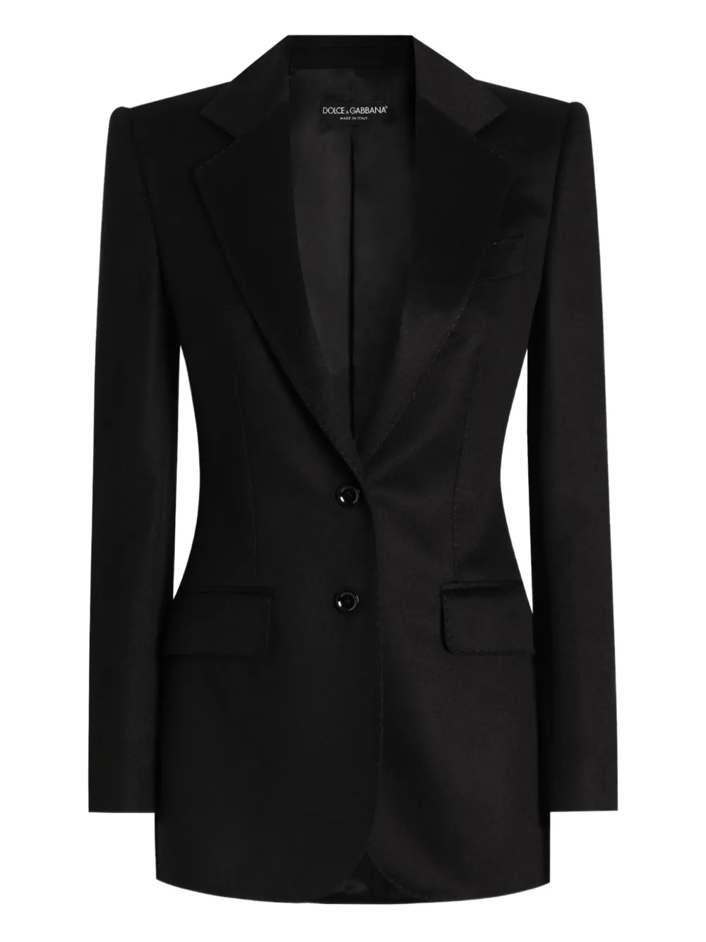 Dolce & Gabbana Single-breasted Blazer In Black