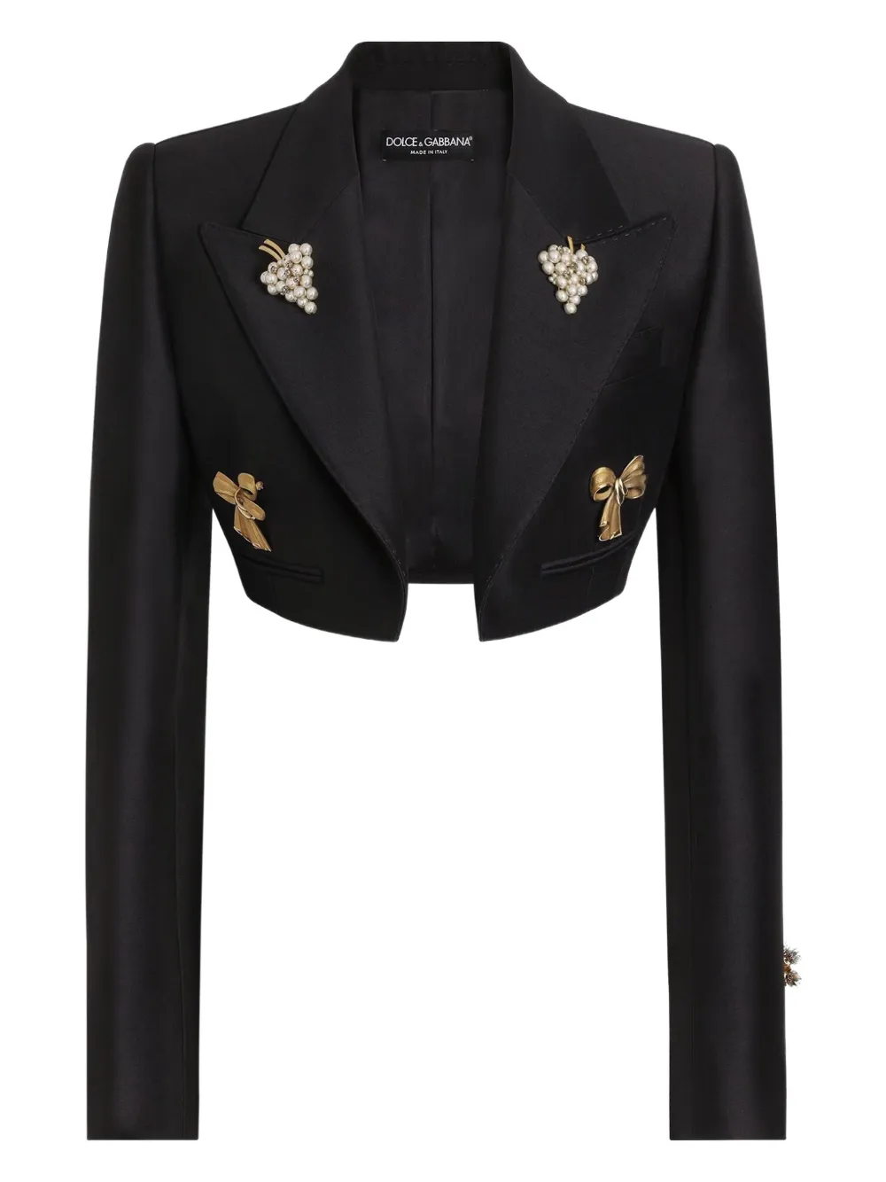 Dolce & Gabbana cropped blazer | Black | Image 1