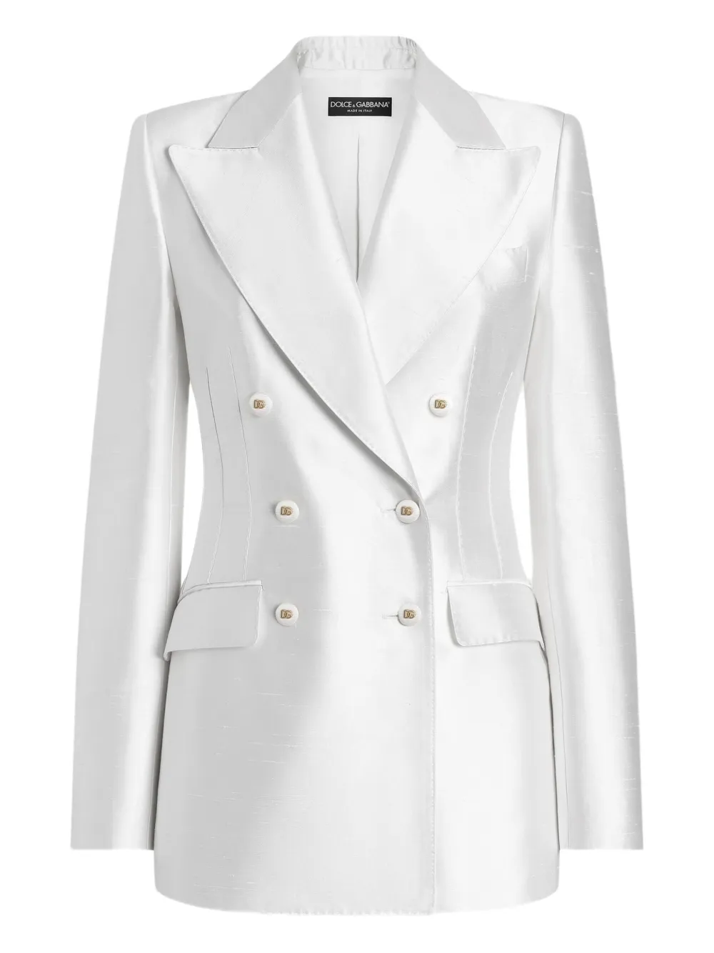 Dolce & Gabbana blazer de seda | blanco | Image 1