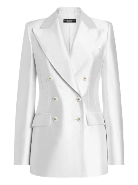 Dolce & Gabbana stretch-silk blazer