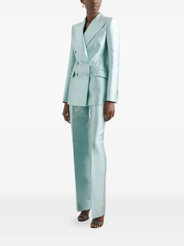 chanel iman blue dress Power and Poise Blue Blazer Dress  Ella Lisqu