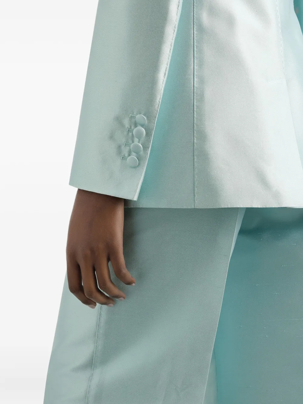 Dolce & Gabbana Satijnen blazer Blauw