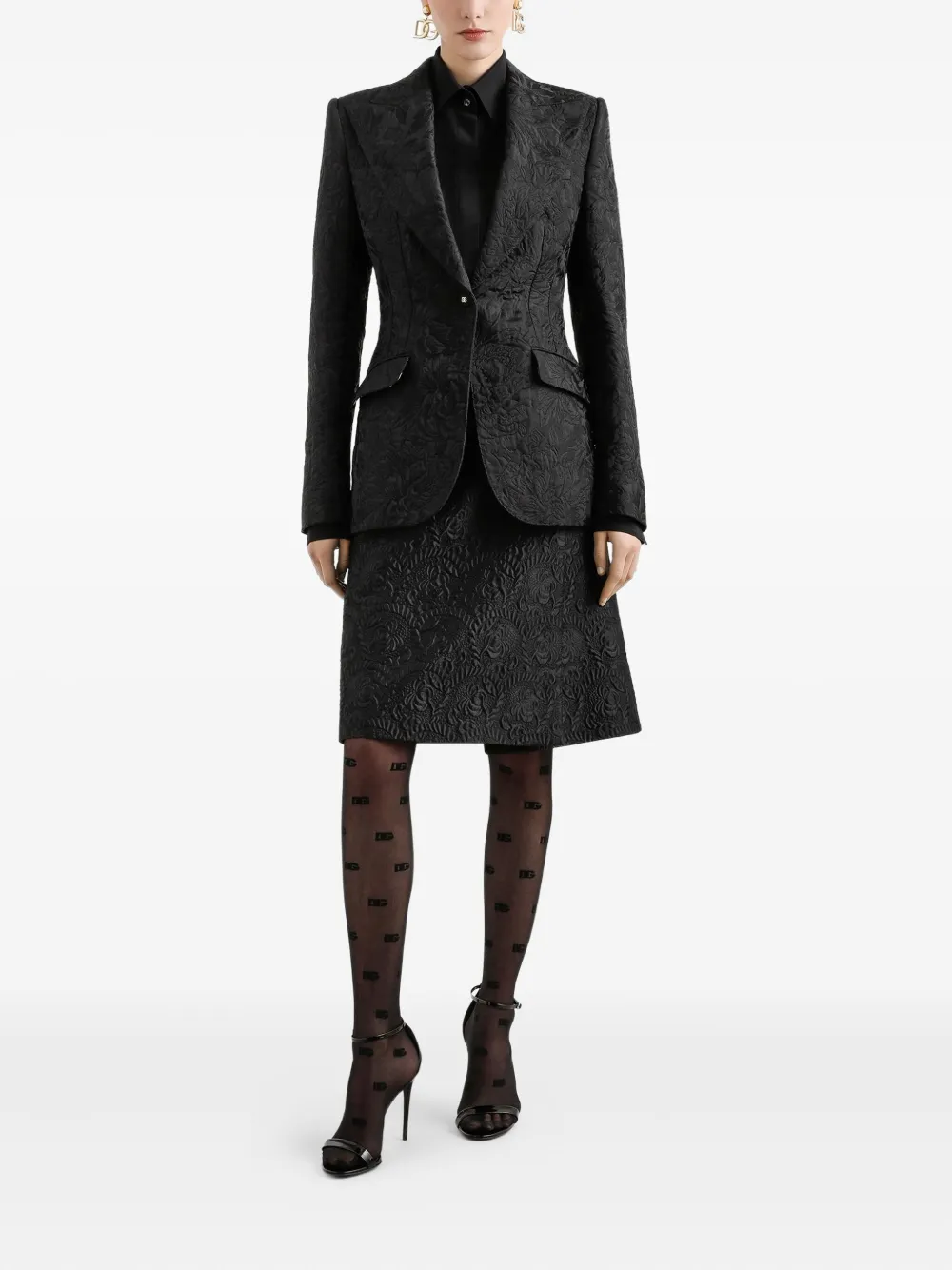 Dolce & Gabbana Turlington jack Zwart