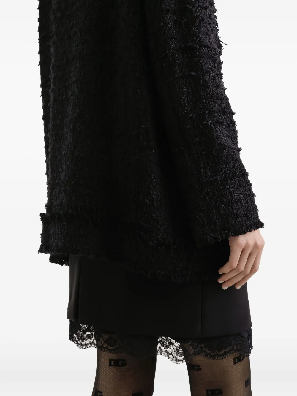 Dolce & Gabbana Denim jack Zwart