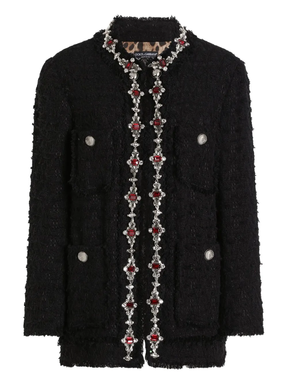 Dolce & Gabbana Denim jack Zwart