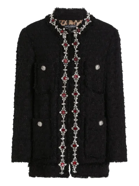 Dolce & Gabbana crystal-embellished jacket 