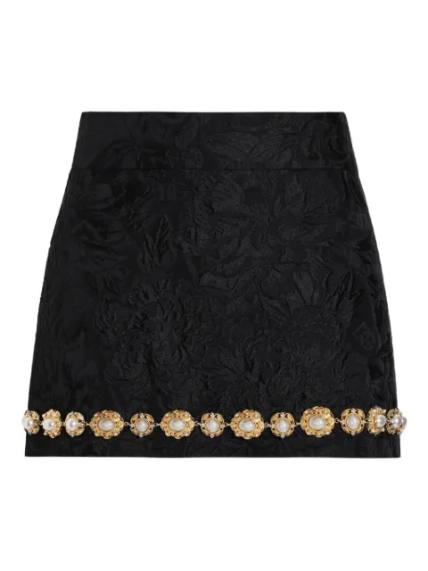 Dolce & Gabbana Minirock mit Perlen