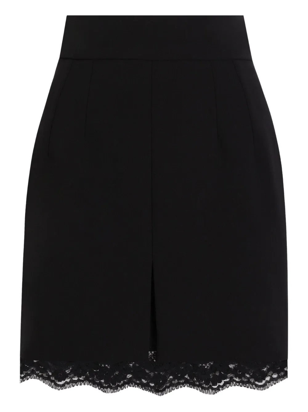 Dolce & Gabbana Wool Mini Skirt In Black