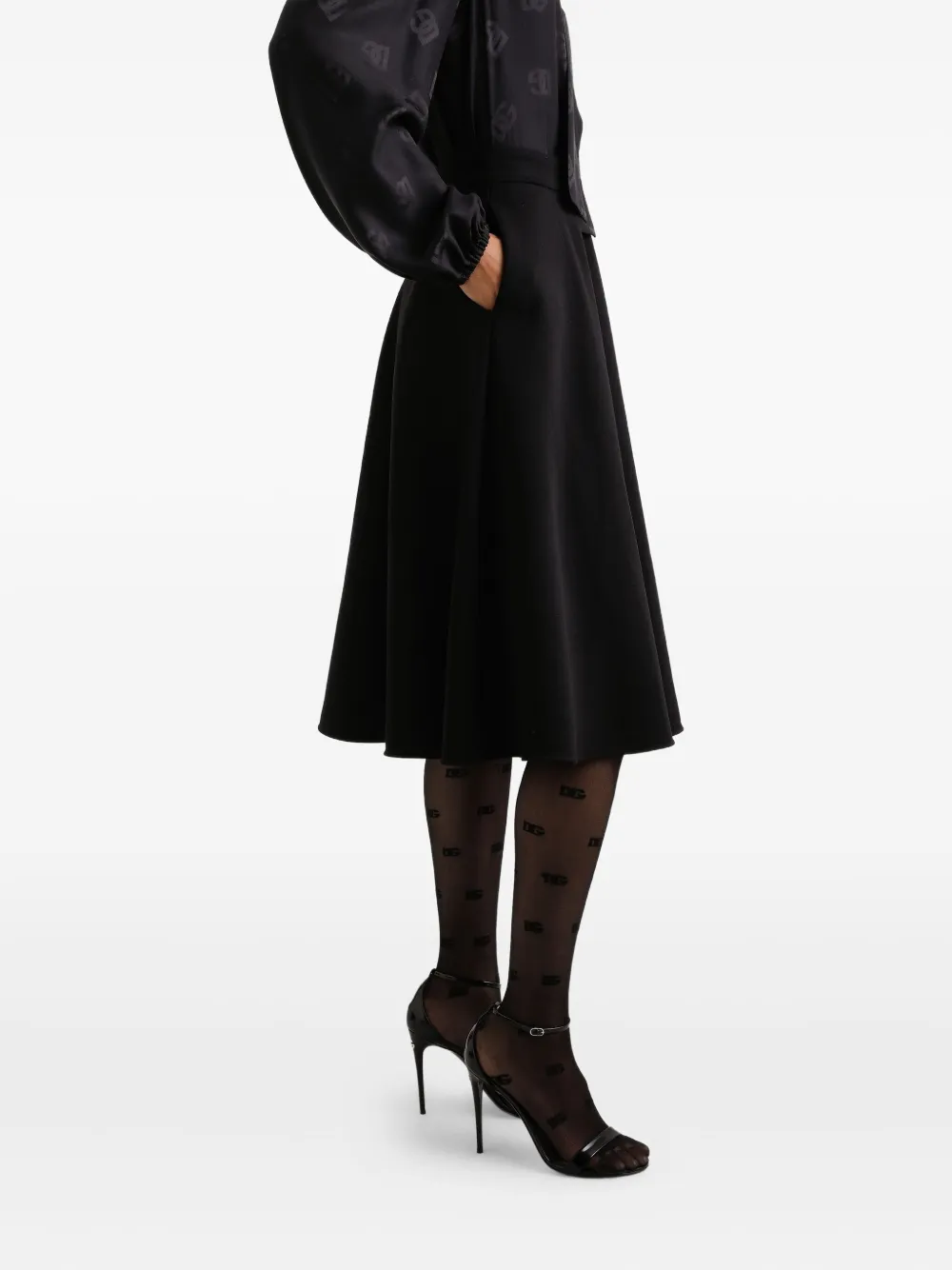 Dolce & Gabbana Plooirok Zwart