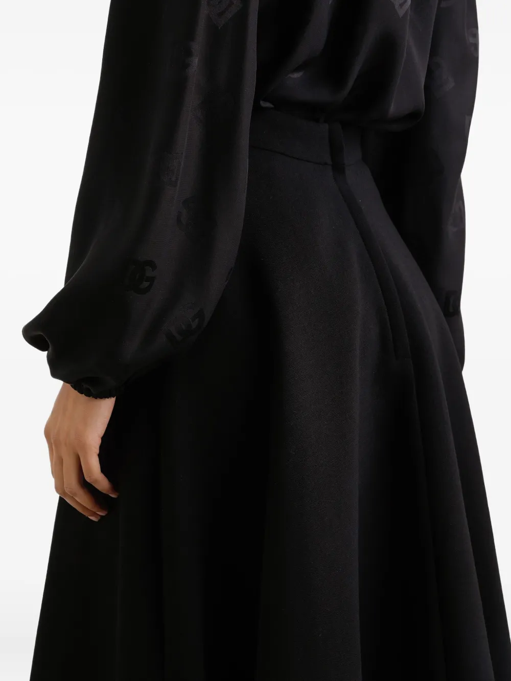 Dolce & Gabbana Plooirok Zwart