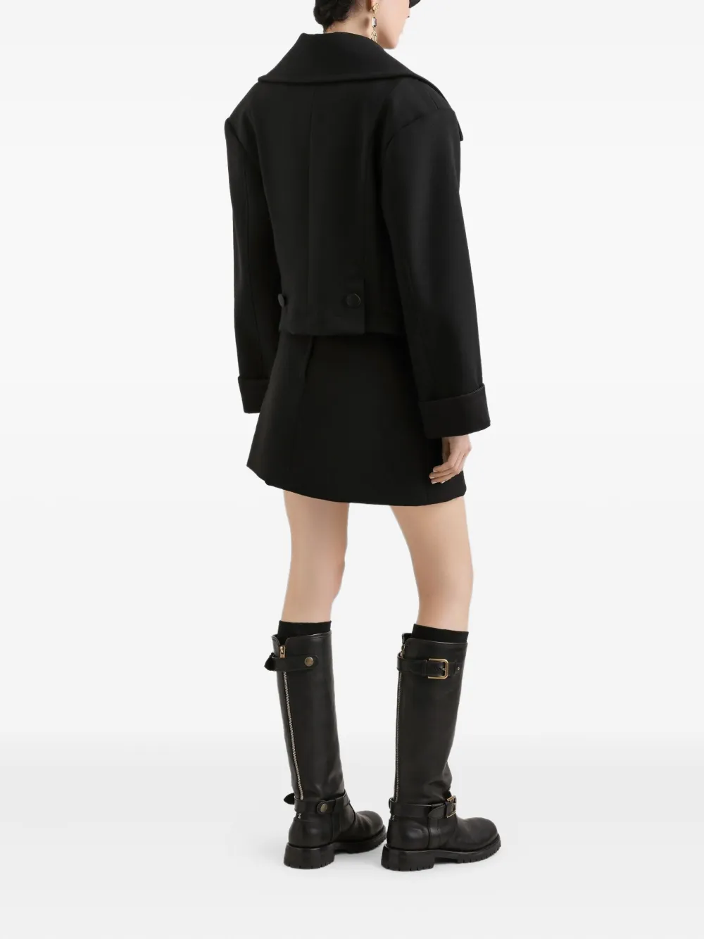 Dolce & Gabbana Rok met zakdetail Zwart