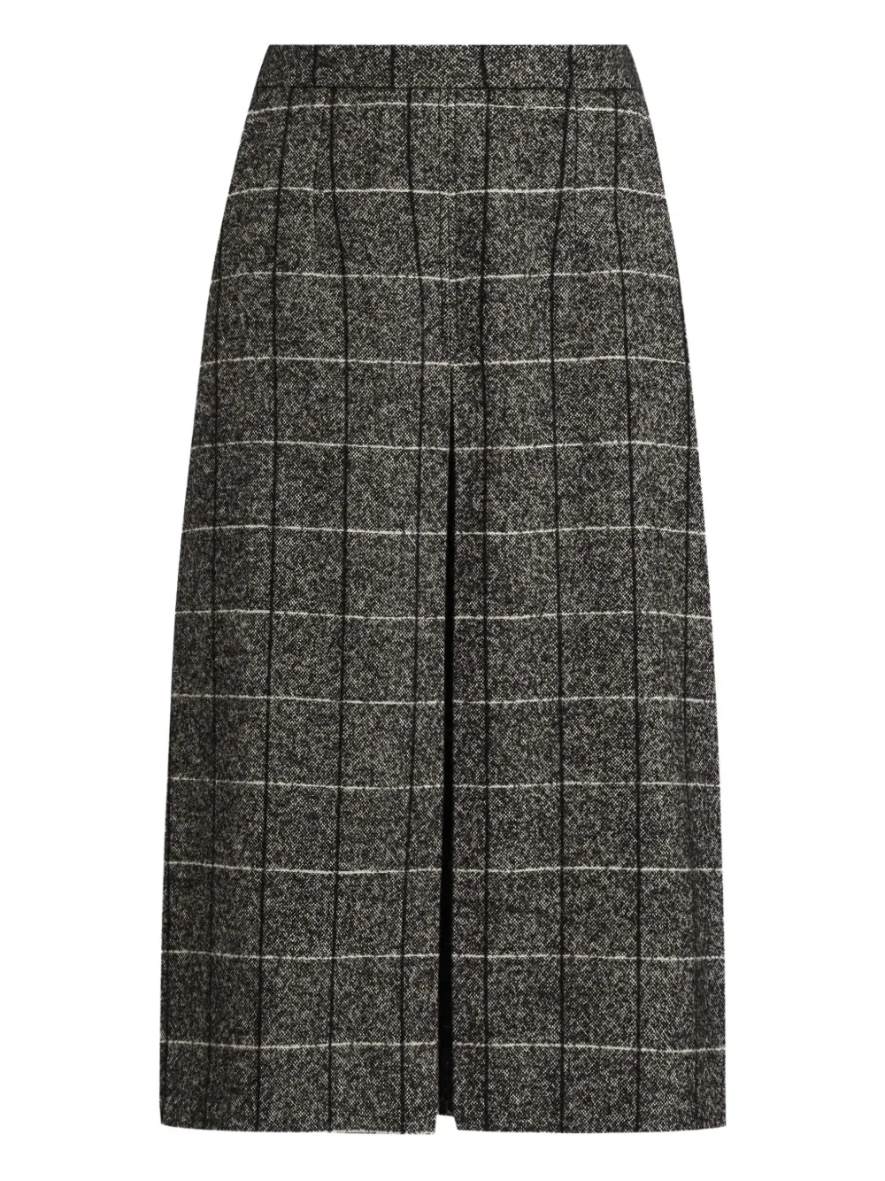 Dolce & Gabbana falda midi con pliegues a cuadros | gris | Image 1