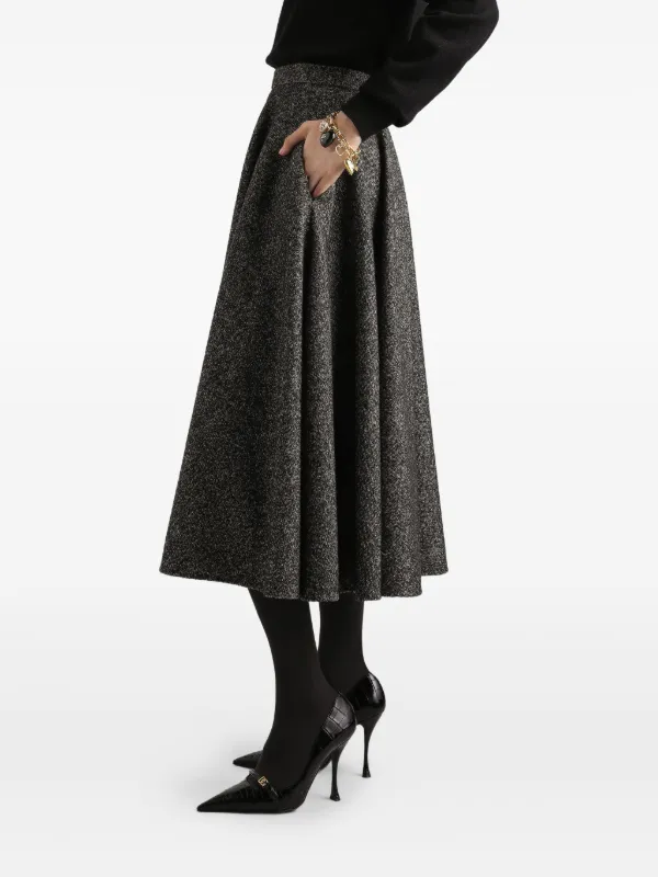 Dolce & Gabbana フレアスカート Dolce & Gabbana フレアスカート | ブラック | FARFETCH JP