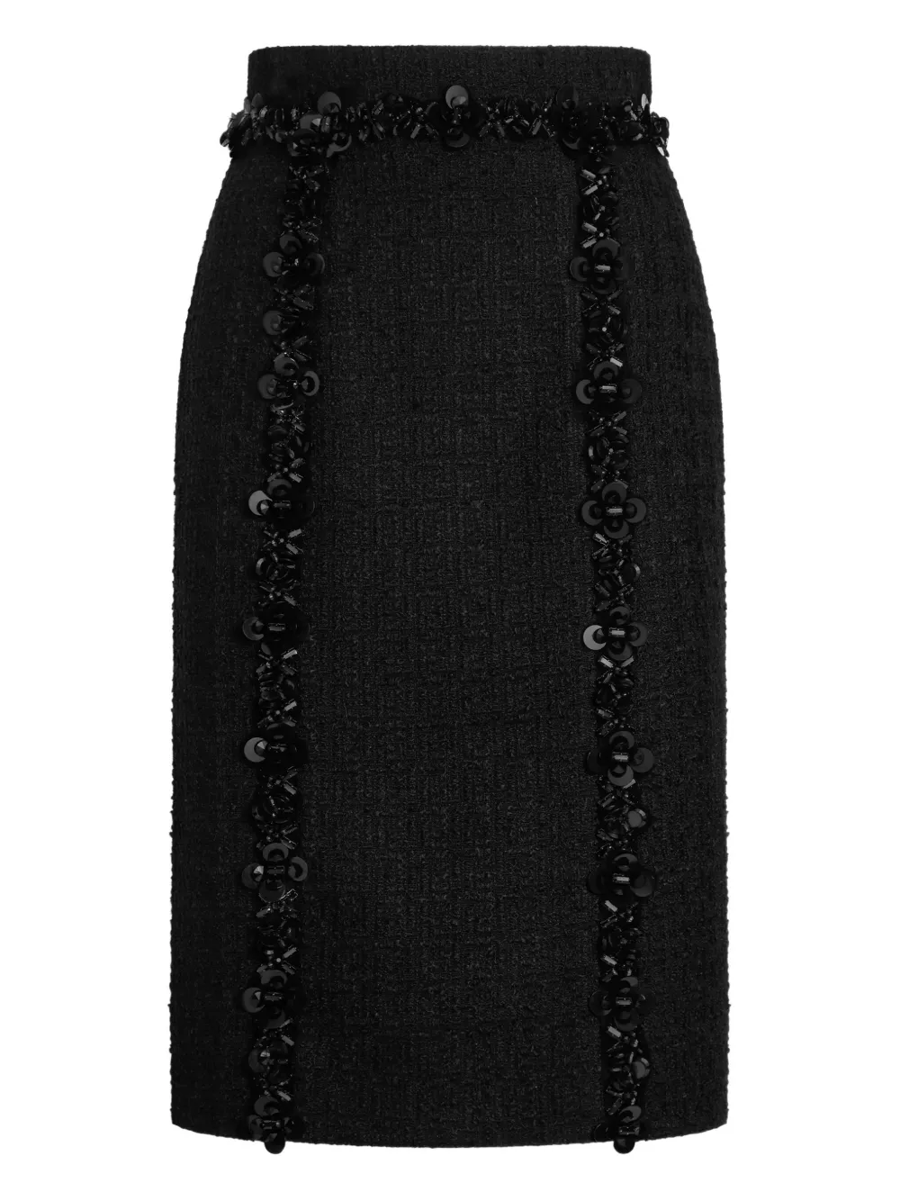 Dolce & Gabbana bead-embellished pencil skirt | Black | Image 1
