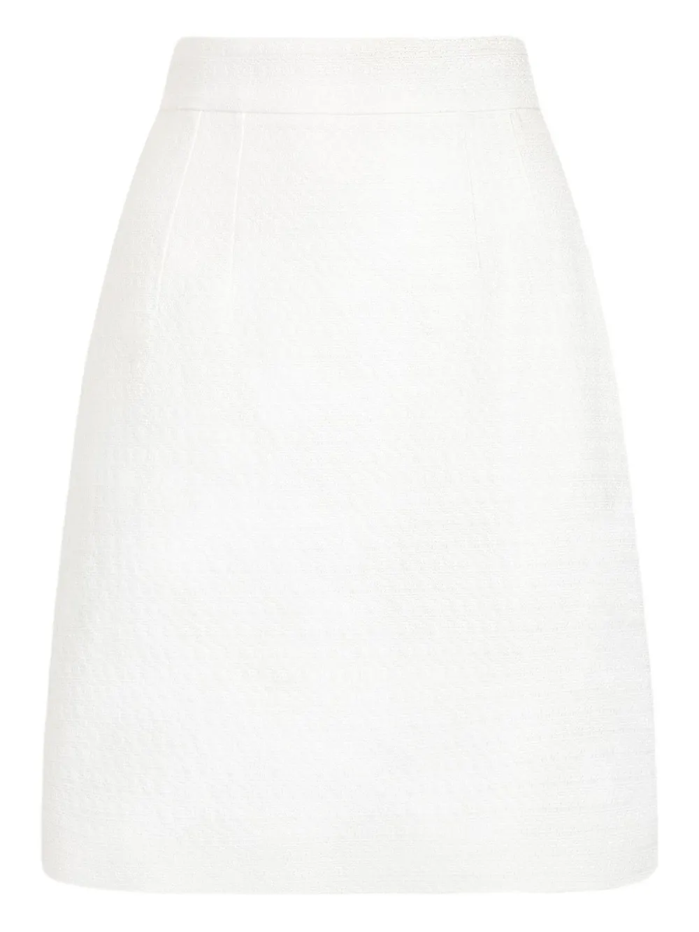Dolce & Gabbana falda corta con diseño texturizado | blanco | Image 1