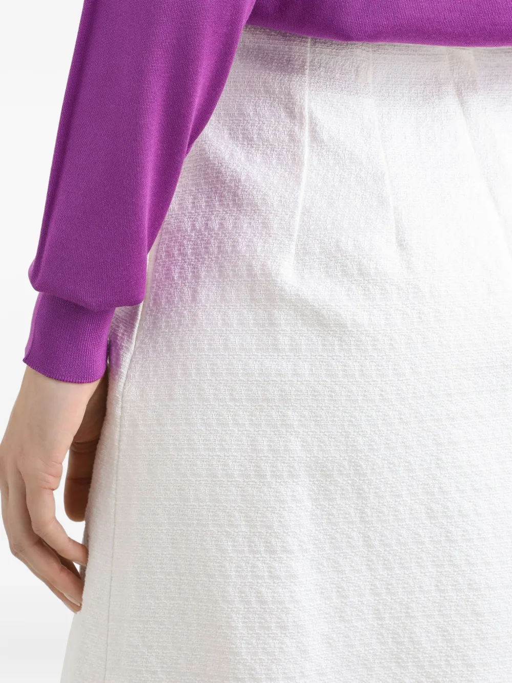 Dolce & Gabbana Mini-rok met textuur Wit