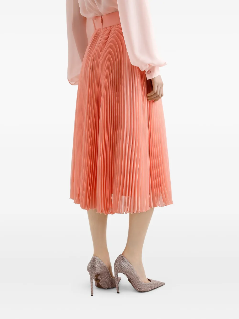 Dolce & Gabbana Midi-plooirok Roze