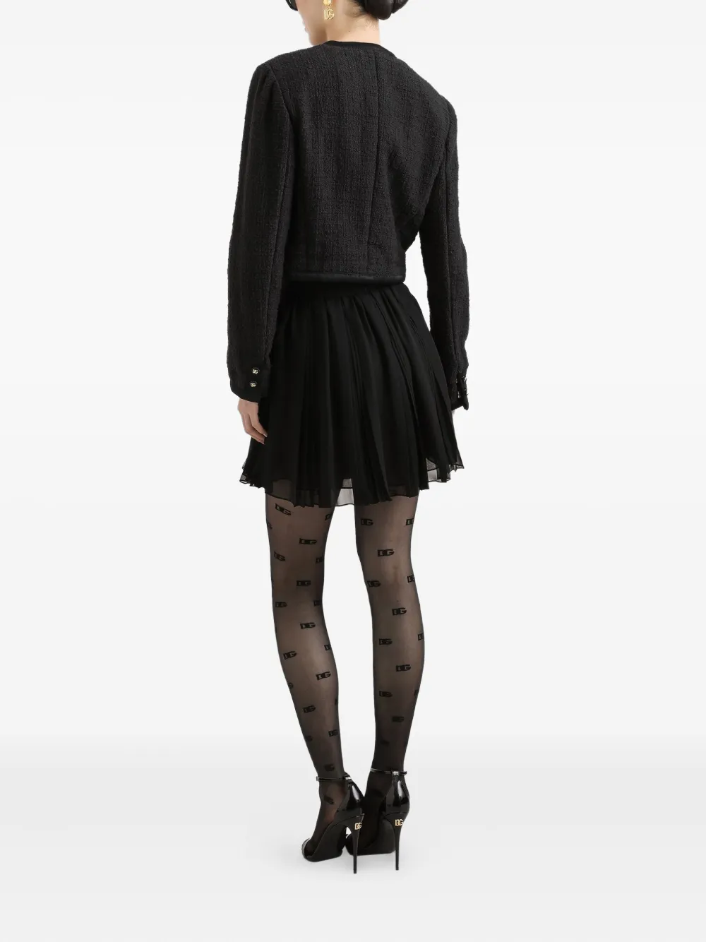 Dolce & Gabbana Mini-plooirok Zwart