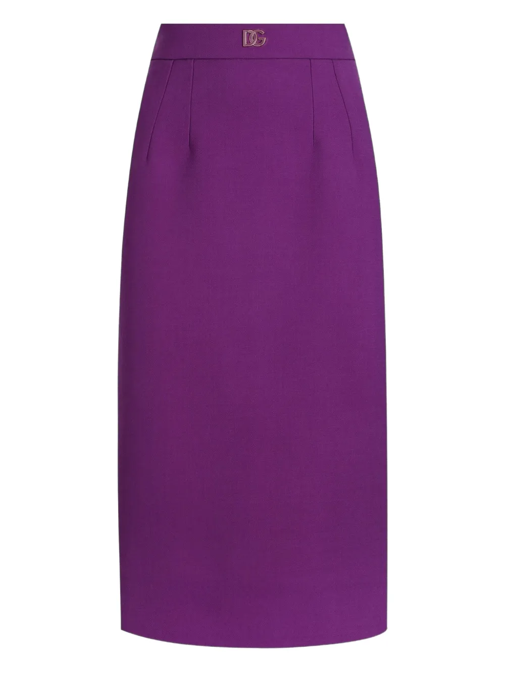 Dolce & Gabbana Wollen midi-rok Paars