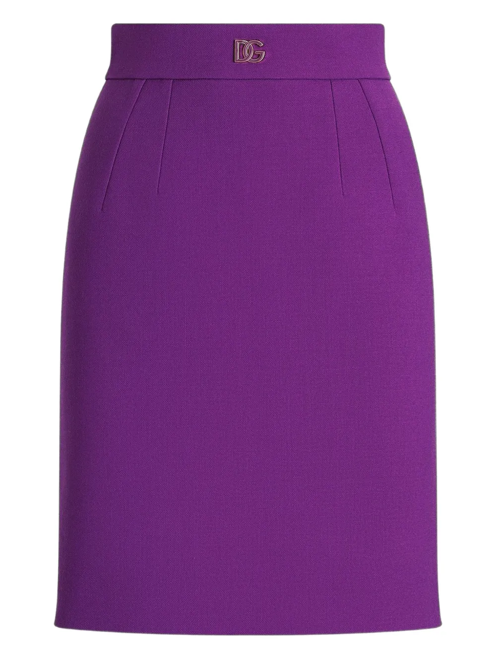 Dolce & Gabbana Wollen mini-rok Paars