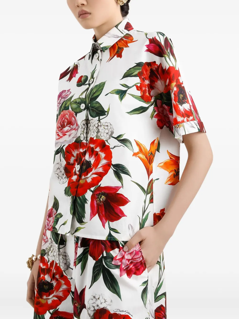 Dolce & Gabbana Katoenen shirt Wit