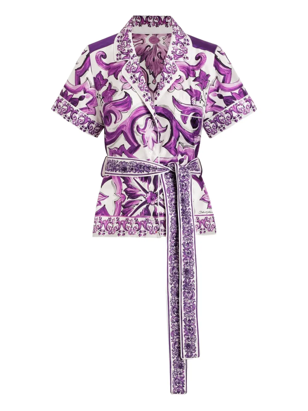 Dolce & Gabbana Zijden blouse Wit