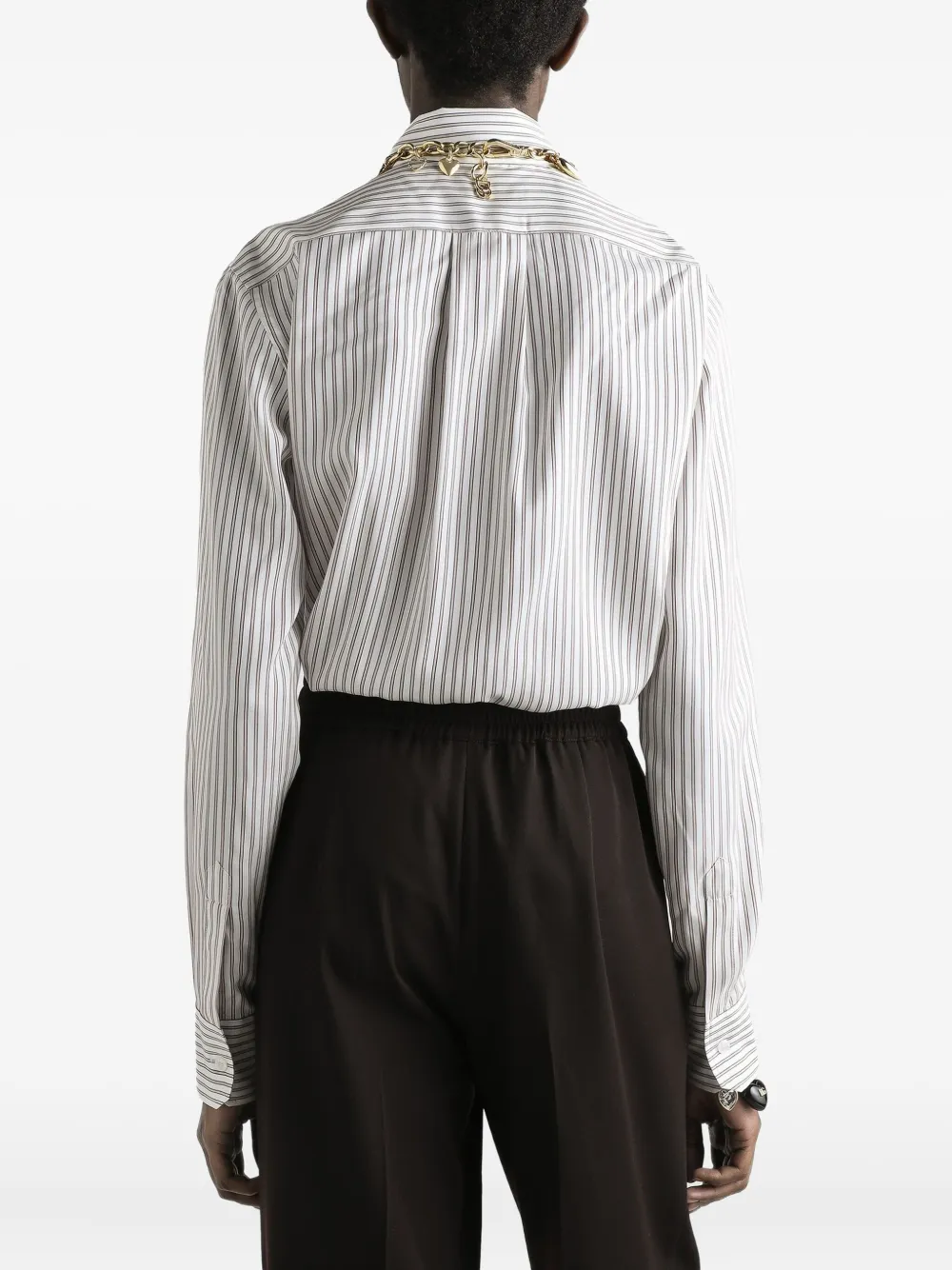 Dolce & Gabbana Gestreept blouse Wit