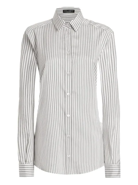 Dolce & Gabbana striped long-sleeve shirt