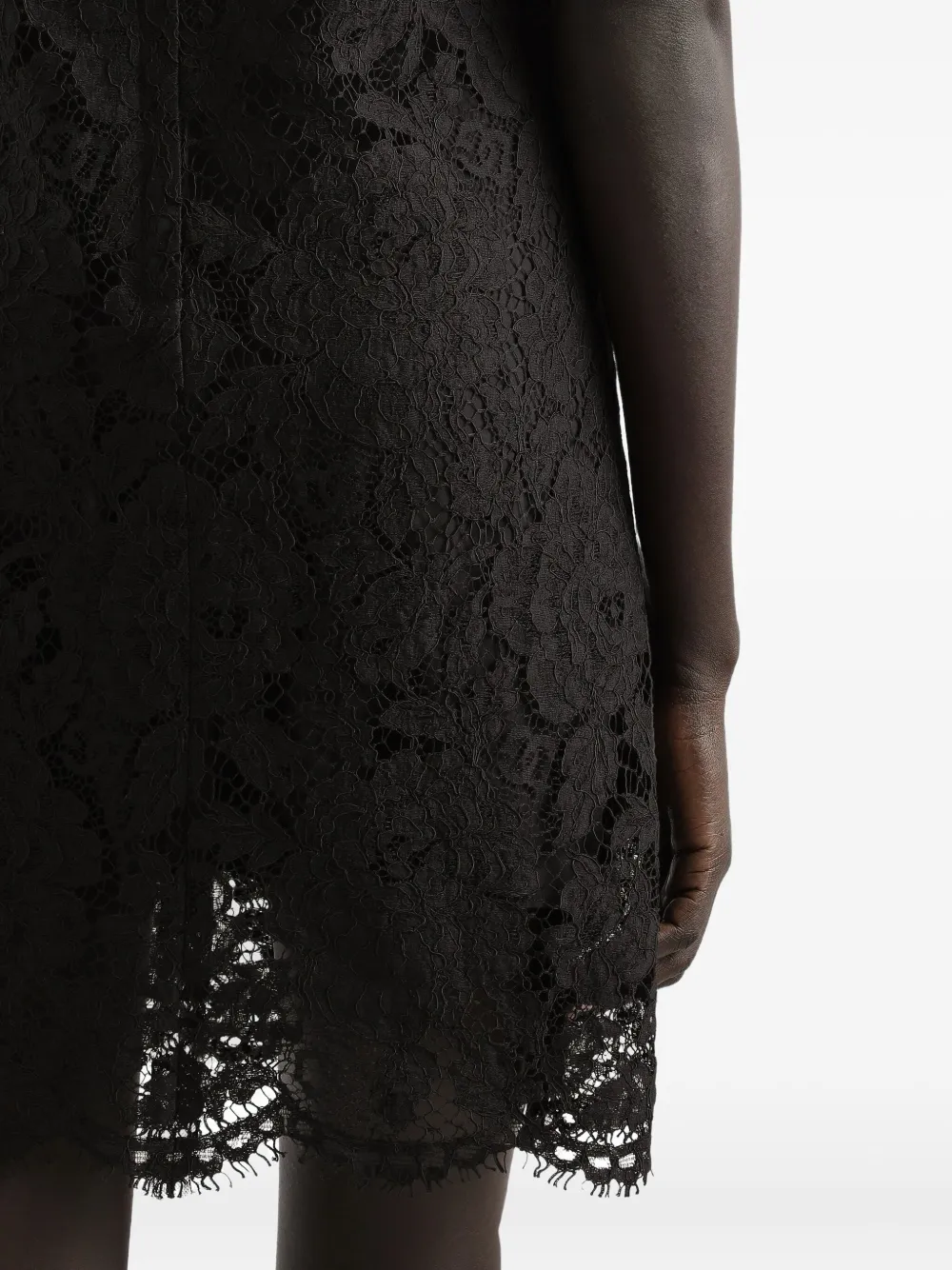 Dolce & Gabbana Mini-jurk met kant Zwart