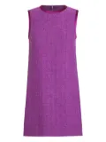 Dolce & Gabbana tweed mini dress - Purple