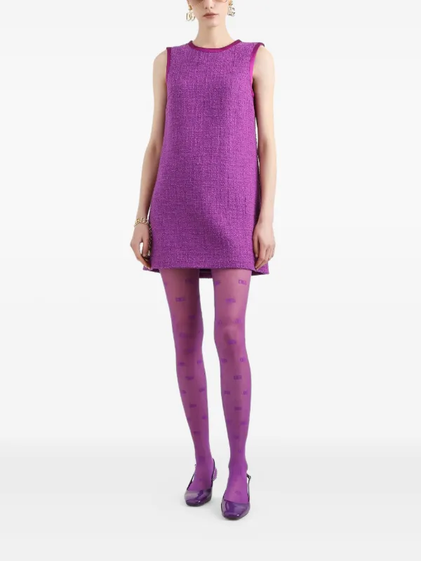 purple tweed dress Girls: Ask Away Purple Tweed Dress Shop the Mint