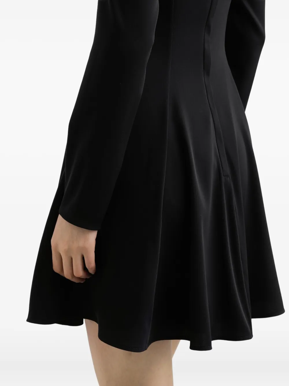 Dolce & Gabbana Sweetheart-neckline Flared Dress In Black