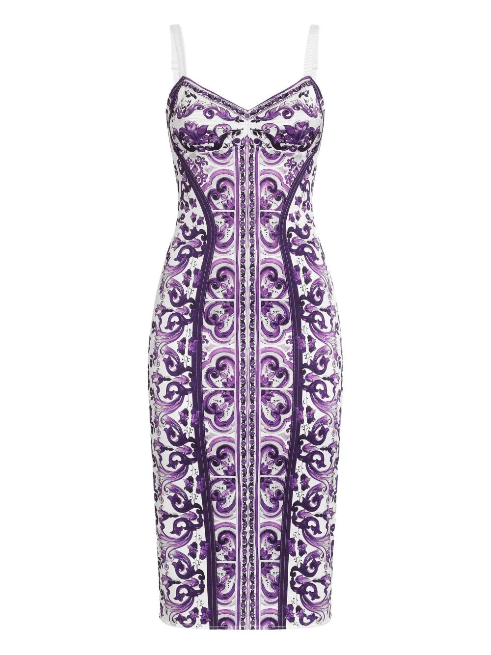 Dolce & Gabbana Majolica-print Midi Dress