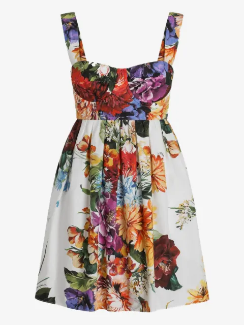 Dolce & Gabbana mini floral-print dress