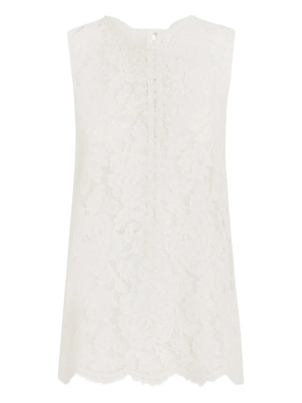 Dolce & Gabbana Top met kant Wit