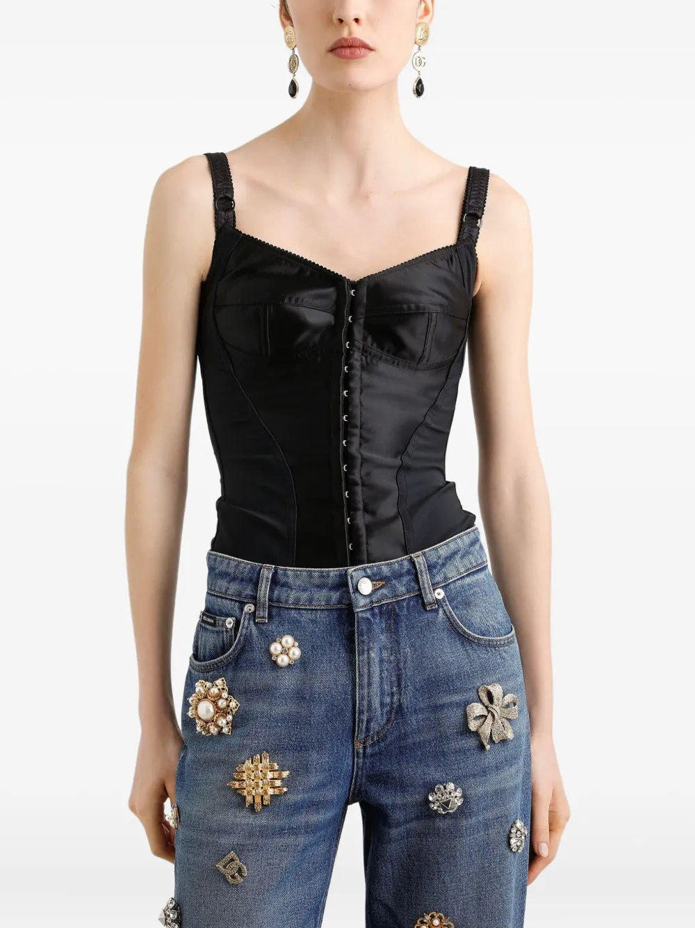 Dolce & Gabbana Korset top Zwart