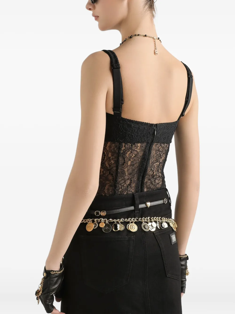 Dolce & Gabbana Korset top Zwart