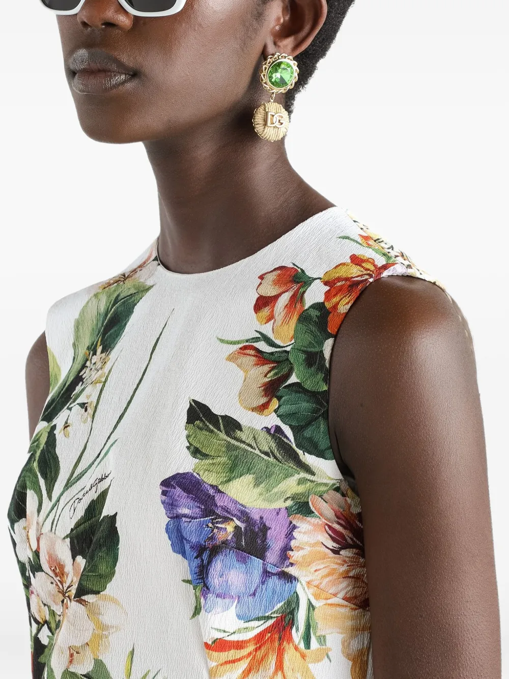 Dolce & Gabbana Shirt met bloemenprint Wit