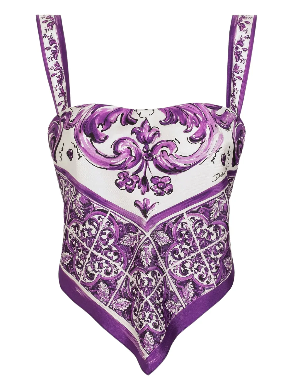 Dolce & Gabbana top de seda | morado | Image 1