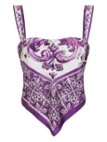 Dolce & Gabbana silk top - Purple