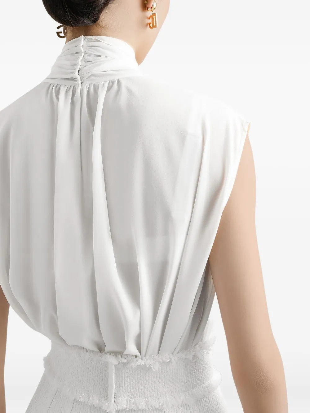 Dolce & Gabbana Zijden blouse Wit