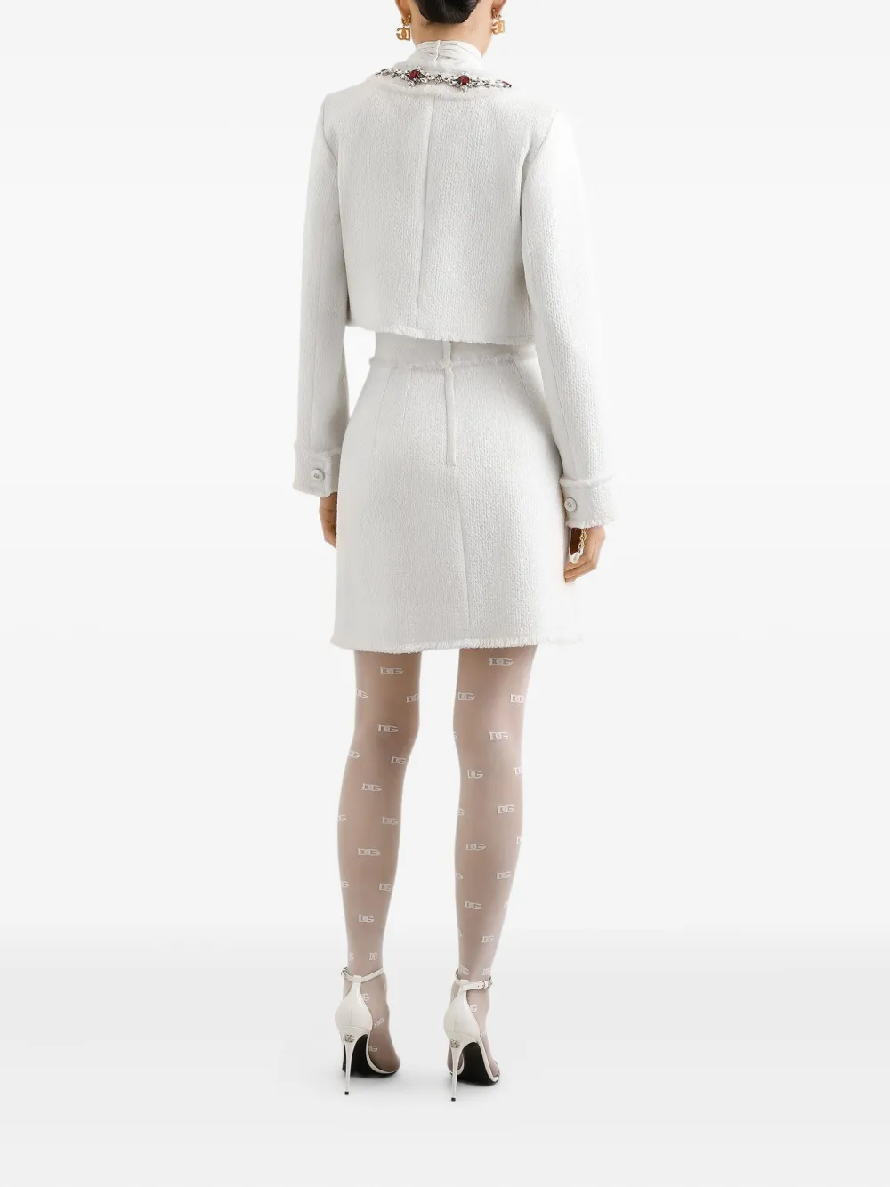 Dolce & Gabbana Zijden blouse Wit