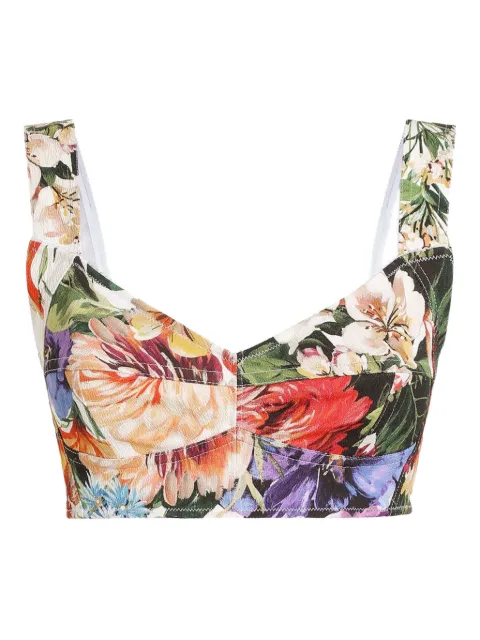 Dolce & Gabbana توب حمالة صدر بطبعة زهور