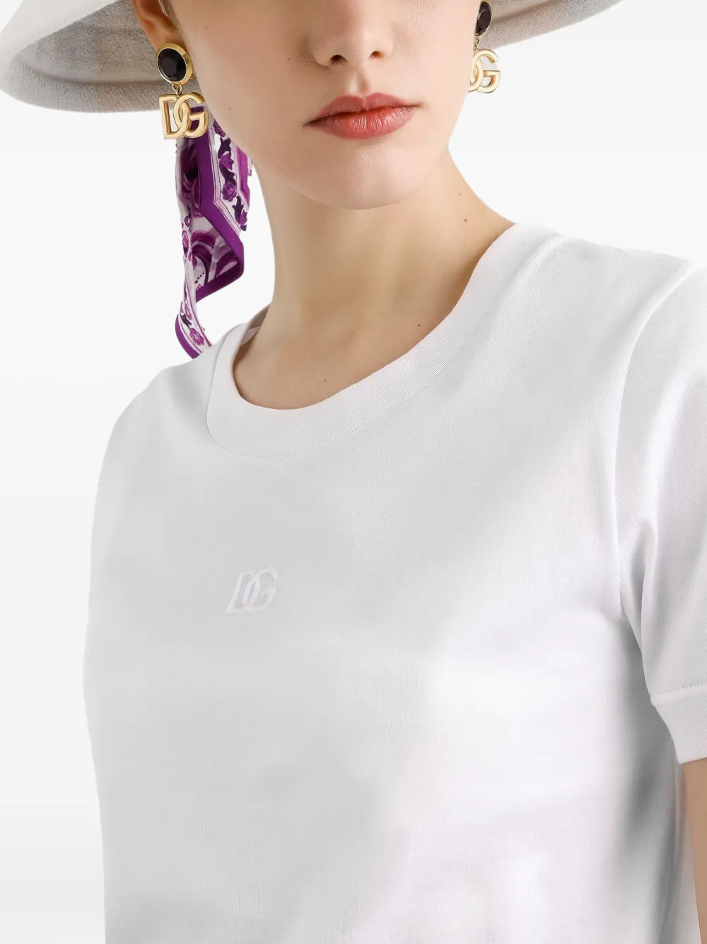 Dolce & Gabbana Katoenen T-shirt Wit