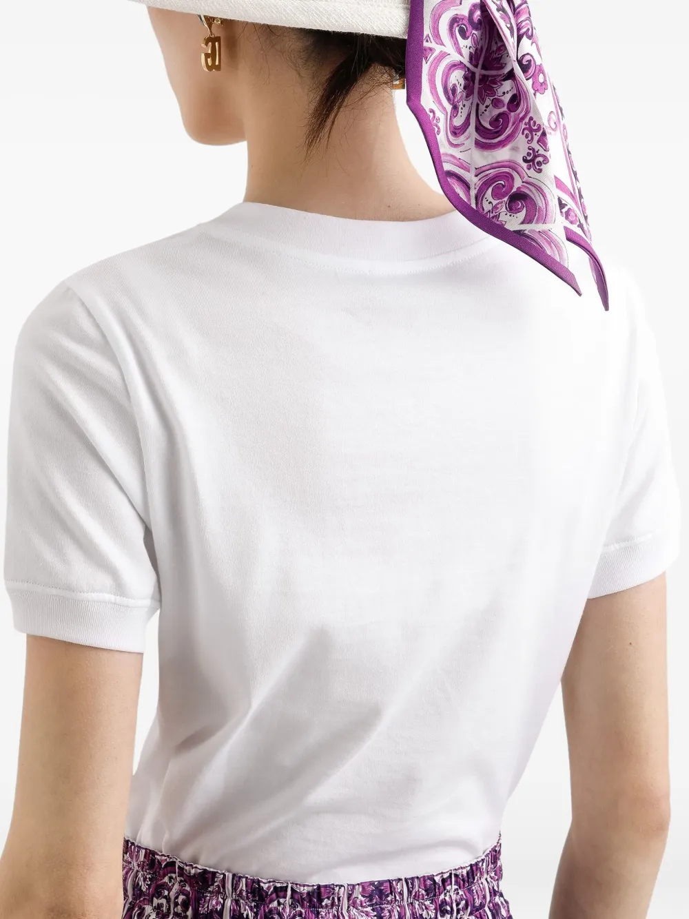 Dolce & Gabbana Katoenen T-shirt Wit