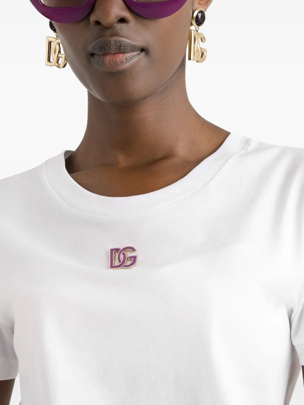 Dolce & Gabbana Katoenen T-shirt Wit