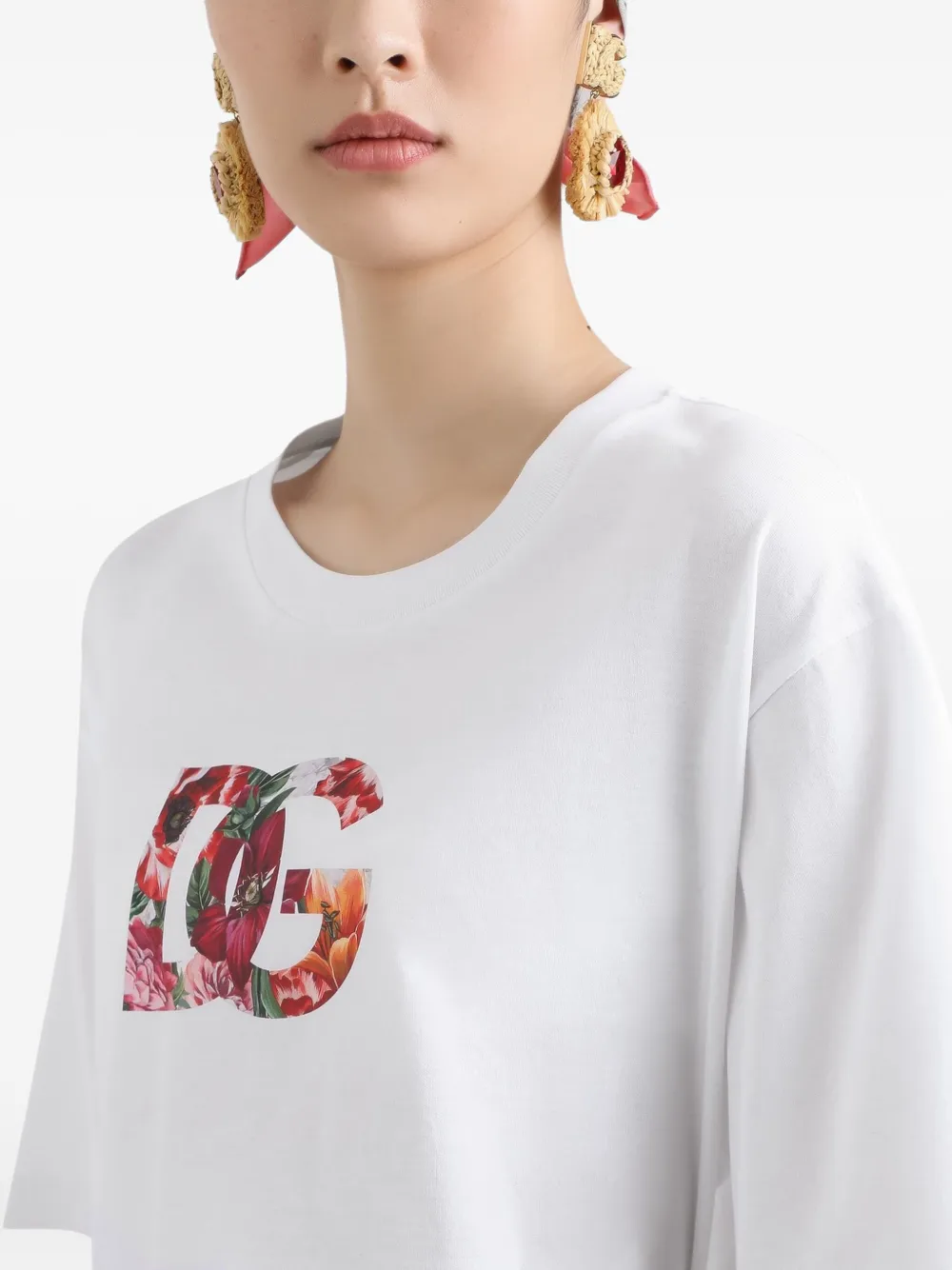 Dolce & Gabbana T-shirt met logo Wit